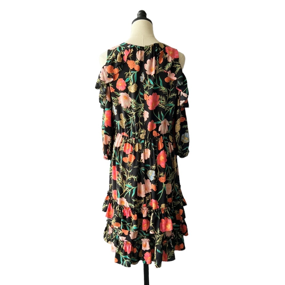 Kate Spade Floral Cold Shoulder Dress | 6 - Picture 4 of 9